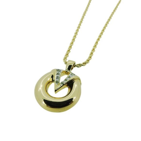 VALENTINO Necklace Gold silver Women Authentic secondhand